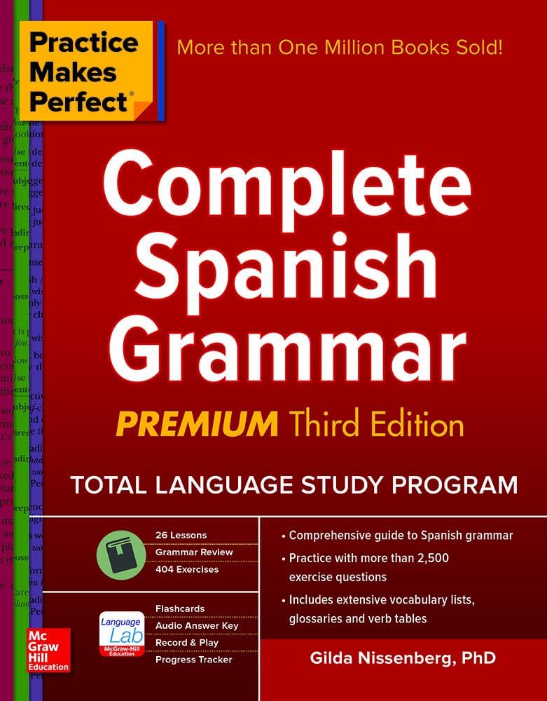 Amazon | Complete Spanish Grammar (Practice Makes Perfect